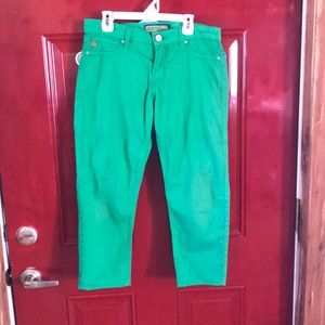 Green dear john pants